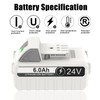 i-Bateria 24V Battery Replace for Sun Joe + Snow Joe