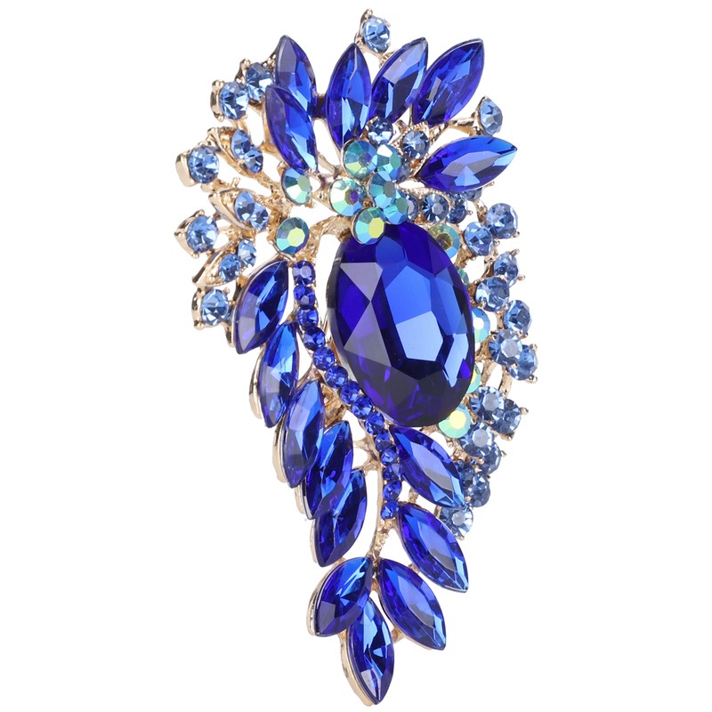 2Pcs Corsage Brooch Fashion Retro Exquisite Alloy Pins Applique Clothing