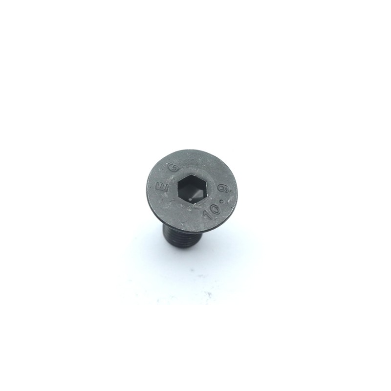 binifiMux 10pcs M10 x 20mm Black Flat Hex Socekt Cap