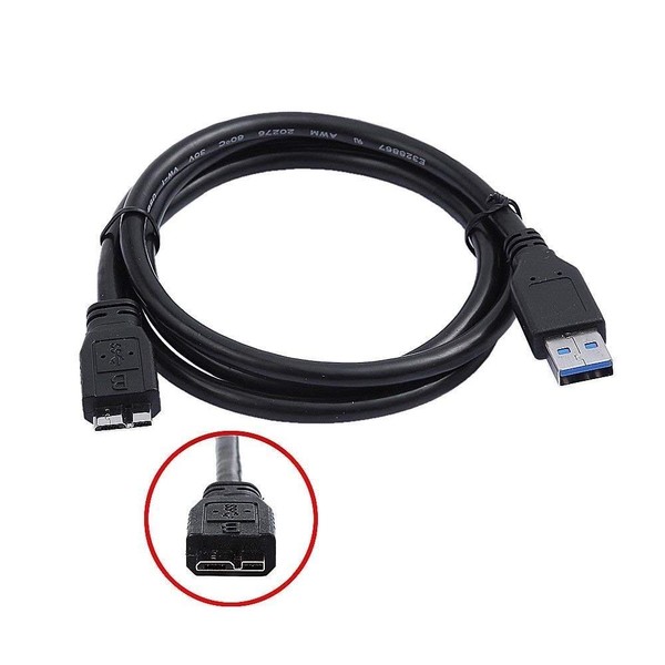 Kircuit New USB 3.0 Cable Laptop PC Data Sync Cord
