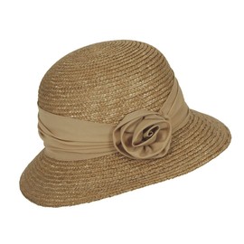 Seeberger Damen Damenstrohhut Sonnenhut, Beige (Sand 94), Medium (Herstellergröße: Orig)