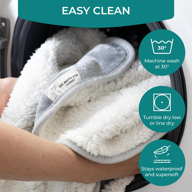 Waterproof Dog Blanket Washable (L) - Easy Clean, Premium, Soft