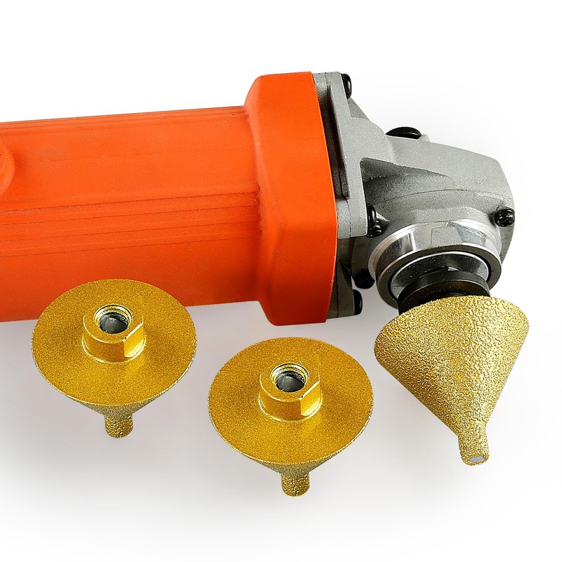 LOZLIN 2" Diamond Beveling & Reaming Wheel with 5/8-11 Arbor