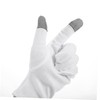 Outanaya 2Pairs Cotton Moisturizing Sleeping Gloves for Dry Hands Touchscreen