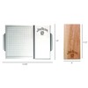 Jim Beam Cedar Plank Grill Topper Set Silver Accessory JB0162