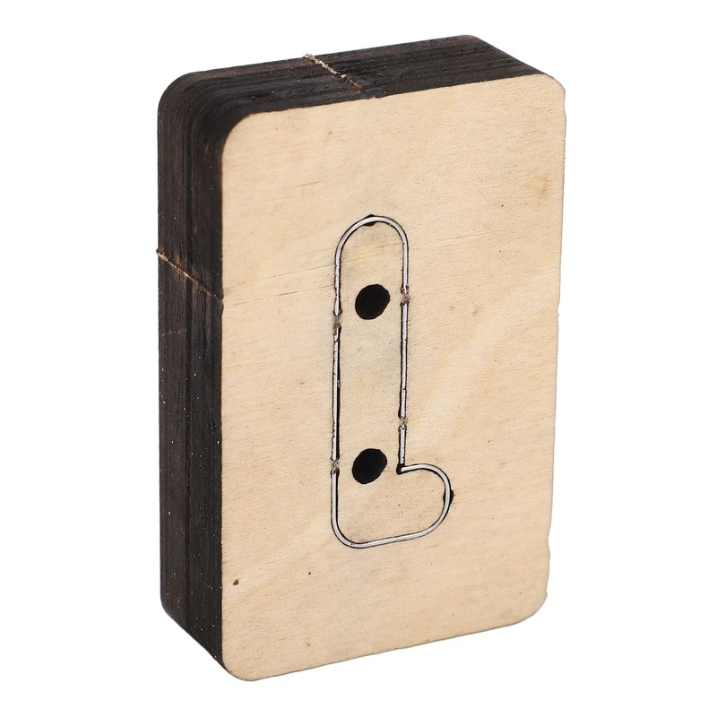 Leather Punching Cutting Die Number 1 Shape High Hardness Alloy