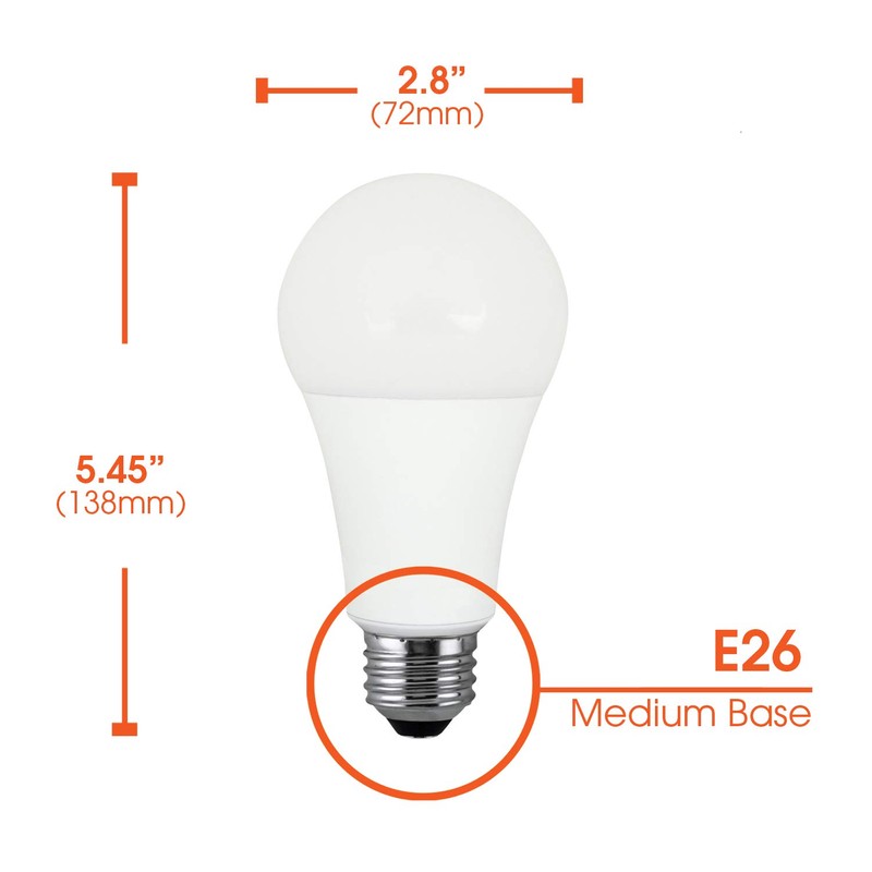 Xtricity A21 LED High Lumen Light Bulb, 28W, (150W Equivalent),