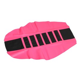 Motoforti Universal Motorcycle Seat Cover, Faux Leather, Pink, 1 Pc