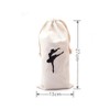 Zerodeko 2pcs Womens Pointe Shoe Bag Drawstring Shoe Bags for