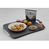 ChopMaster Rectangular Anti Slip Serving Tray with Handle (Large, Grey)