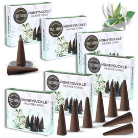Honeysuckle Honeysuckle Incense - 60 Cone Incense - Six Packs of 10, Scented
