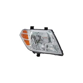 Right Passenger Side Halogen Headlight Assembly - Compatible with 2009-2019 Nissan Frontier