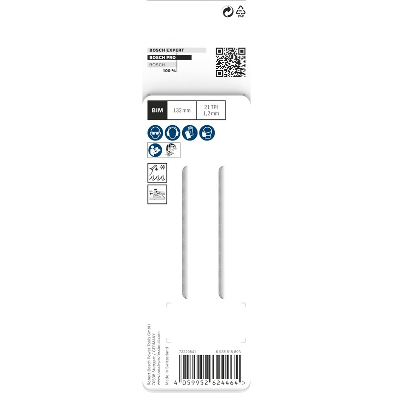 Bosch 2x PRO Metal Pipes and Profiles T321AF Jigsaw Blade