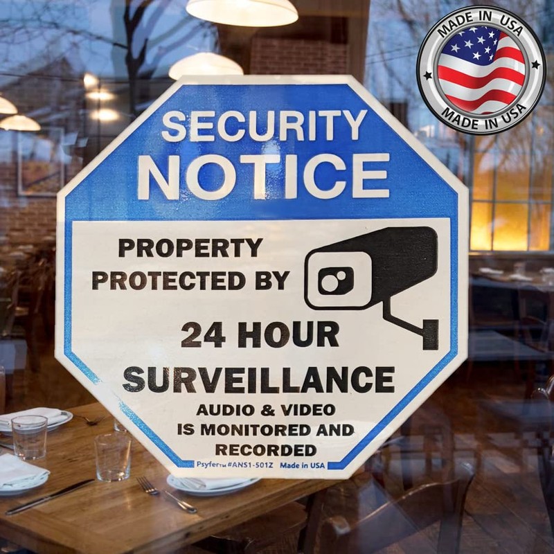 Psyfer® (Fade-Free) 6 Pack - 2⅝" UV Security Stickers [Made