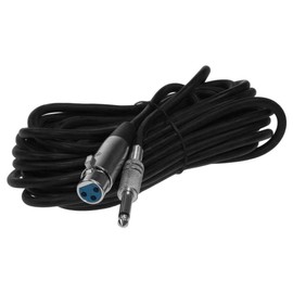 SF Cable, 25ft XLR 3P Female to 1/4" Mono Microphone Cable