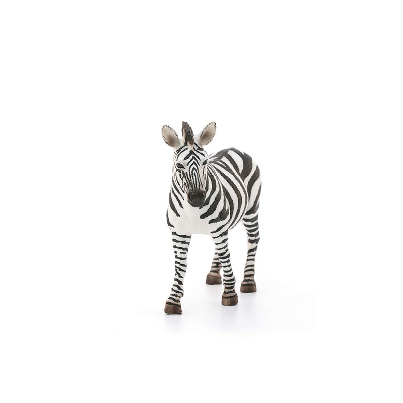 Schleich Wild Life Realistic Female Zebra Figurine - Authentic and