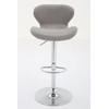 Vogue Furniture Direct Fabric Adjustable Bar Stools, Swivel Airlift Barstools