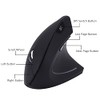 ISMMIK 2.4G Vertical Wireless Ergonomic mouse Computer Mouse Optical Mouse