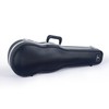 Crossrock CRA860SVFBK ABS Molded Shaped Violin Case-Backpack Style in Black