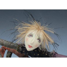 Cindee Moyer Cloth Art Doll Pattern Class "Along Came a Spider" by Cindee Moyer