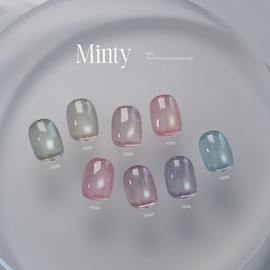 From the Nail Minty Magnetic Gel 8-piece set, 1 piece, 80g, 8 types / 프롬더네일 민티 자석젤 8종세트, 1개, 80g, 8종