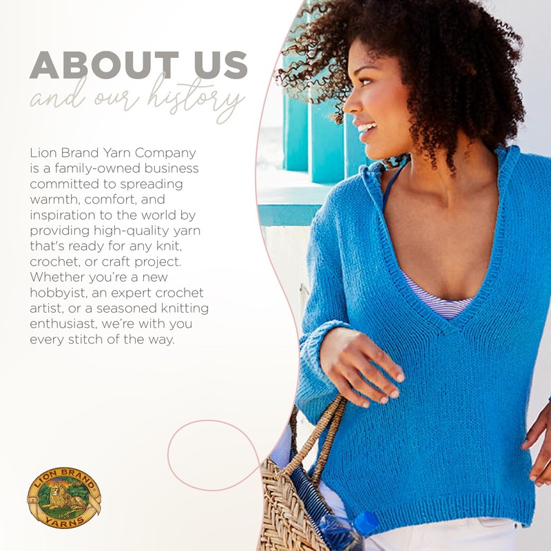 Lion Brand Yarn Feels Like Butta Yarn, Velvety-Soft Yarn for