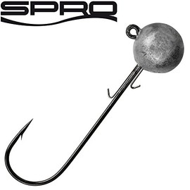Spro Jighead HD Sea Hooks, Jig Heads for Rubber Fish, Jig Hooks for Rubber Bait, Lead Head for Sea Fishing, Lead Heads for Jigs, Size/Weight/Package Contents: Size 6/0/40g/3 Pieces