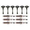 TRQ Ignition Kit Ignition Coil Spark Plugs Compatible with 2009-2012