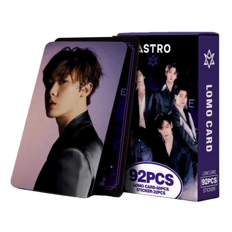 92 Piezas (60 Photocards + 32 Stickers) De Astro