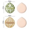 LIMUNJIZ Marshmallow Puff (2 Independent Storage Cases), Makeup Puff for