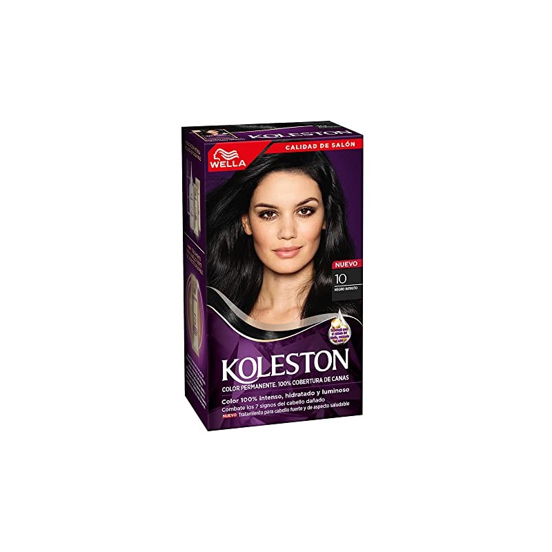 Koleston Tinte Permanente 10 Negro Infinito | Crema, Cabello normal,