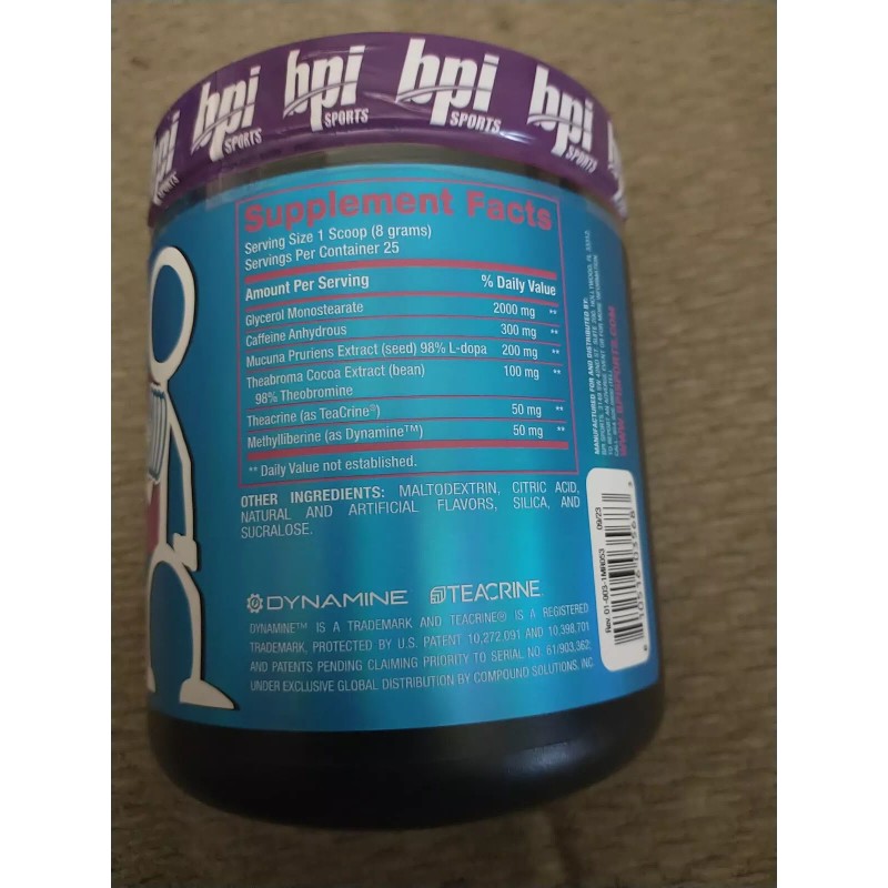 BPI Sports 1MR Pre-Workout Powder, Berry Swole Flavor,Exp 10/2026, New,