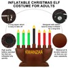 Liliful 8ft Kwanzaa Menorah Inflatable Outdoor Yard Decorations