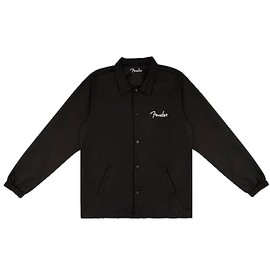 Fender Spaghetti Logo Coaches Jacket, Black, M