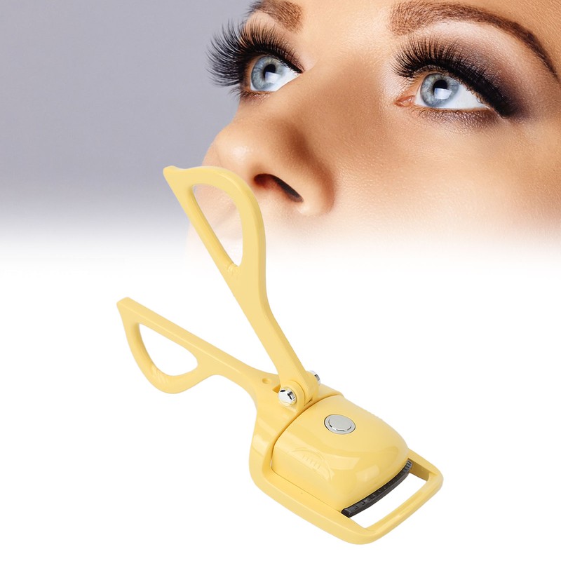 Electric Lash Curler Portable 3 Gears Temperature Adjustable Rechargeable Heated