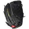 JL-125 vinyl baseball glove, outfield, size 12", REG, black