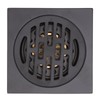 Floor Drain European Style Antique Stainless Steel and Copper Square