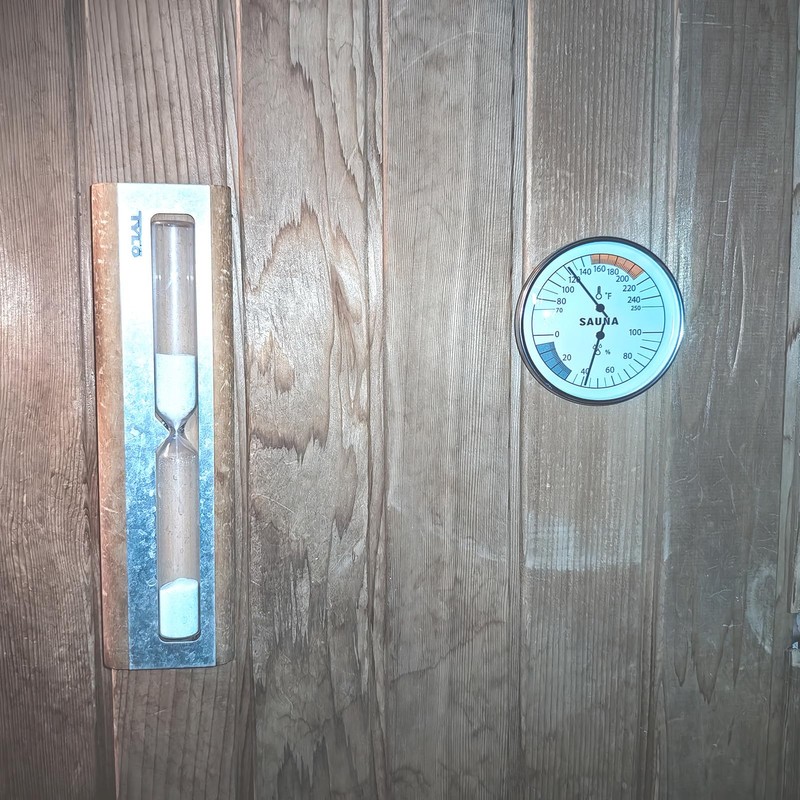 Sauna Thermometer and Hygrometer Combo – Precise Temperature & Humidity