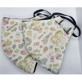 Handmade 2 Pack Precious Moments Face Masks