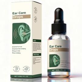 Natural Ear Care Drops for Tinnitus Relief, Gentle Formula with Natural Ingredients to Stop Ringing & Soothe Ear Pain, Safe for Sensitive Ears