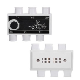 Guitar Pitch Pipe Tuner Pitch E B G D A E Plastic Tuner Pitch Pipe 6 Tones with a Carring Case Guitar Musical Instrument Accessory