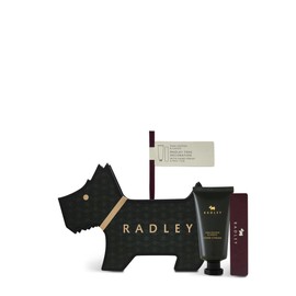 Rad-lley Pink Pepper & Cassis Tree Decoration Gift Set with Hand Cream and Nail File, Black