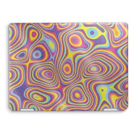 MightySkins Glossy Glitter Skin Compatible with HP Spectre x360 14" (2022) Full Wrap Kit - Gobstopper | Protective, Durable High-Gloss Glitter Finish | Easy to Apply | Made in The USA