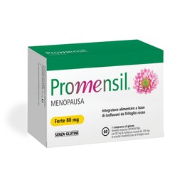NAMED Promensil Forte Integratori Menopausa Naturali | Isoflavoni da Trifoglio Rosso per Benessere in Menopausa e Premenopausa | Supporto per Vampate, Umore e Sonno | Integratore Donna | 60 Compresse