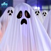 Morytrade Ghost Poncho, Cosplay, Ghostly Halloween Cloak, Just Put On,