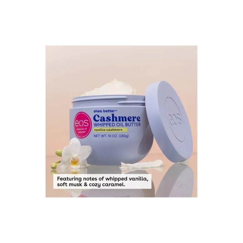 Crema Corporal Eos Vanilla Cashmere Whipped Oil Butter 283g