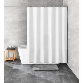 Kleine Wolke Kito 4937114238 Shower Curtain 120 x 200 cm Snow White