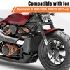 AUFER Motorcycle Front Highway Engine Guards Crash Bar Compatible With