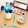 Kit de 10 Brochas de Mango Cristal Chandelier Azul
