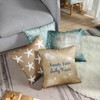 Emvency Set of 4 Throw Pillow Covers Beach Starfish Words